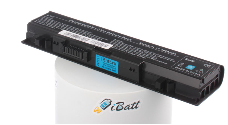 Аккумуляторная батарея MT275 для ноутбуков Dell. Артикул iB-A206.Емкость (mAh): 4400. Напряжение (V): 11,1