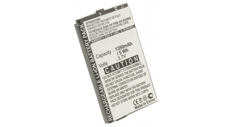 Аккумуляторная батарея для телефона, смартфона Gigabyte gSmart MS802. Артикул iB-M231.Емкость (mAh): 1350. Напряжение (V): 3,7