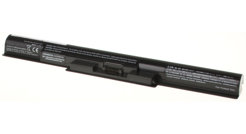 Аккумуляторная батарея для ноутбука Sony VAIO SVF1521C2EB (Fit E). Артикул iB-A868H.Емкость (mAh): 2600. Напряжение (V): 14,8