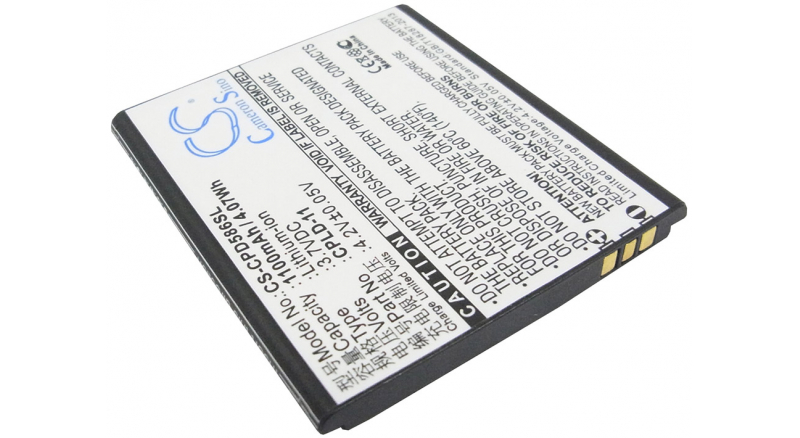 Аккумуляторная батарея CPLD-11 для телефонов, смартфонов Coolpad. Артикул iB-M1605.Емкость (mAh): 1100. Напряжение (V): 3,7