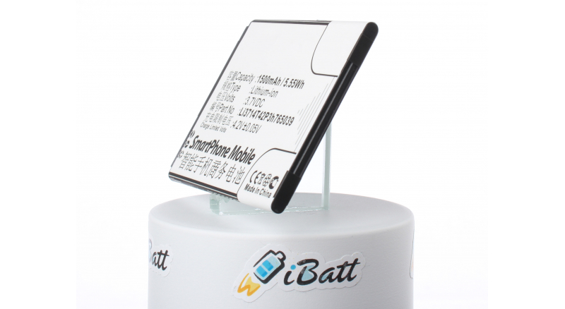 Аккумуляторная батарея iBatt iB-M3037 для телефонов, смартфонов ZTEЕмкость (mAh): 1500. Напряжение (V): 3,7