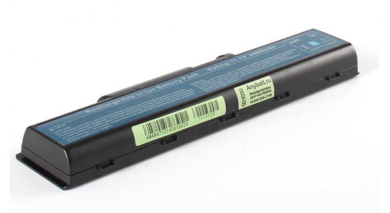 Аккумуляторная батарея для ноутбука Gateway NV5615U. Артикул 11-1129.Емкость (mAh): 4400. Напряжение (V): 11,1