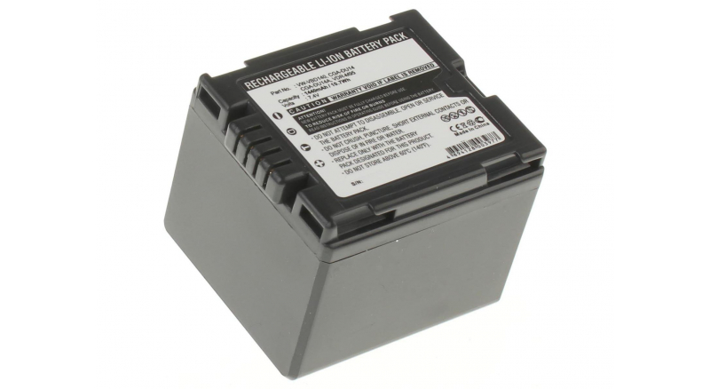 Аккумуляторные батареи для фотоаппаратов и видеокамер Panasonic VDR-D150EF-SЕмкость (mAh): 1440. Напряжение (V): 7,4