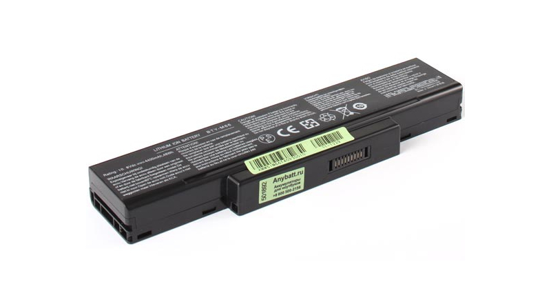 Аккумуляторная батарея S91-0300250-CE1 для ноутбуков MSI. Артикул 11-1229.Емкость (mAh): 4400. Напряжение (V): 11,1