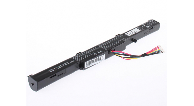 Аккумуляторная батарея для ноутбука Asus X550ZE. Артикул iB-A667.Емкость (mAh): 2200. Напряжение (V): 14,4