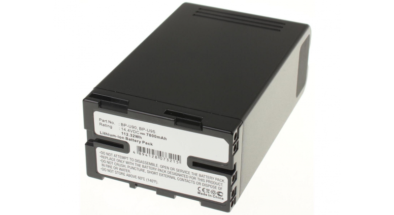 Аккумуляторная батарея BP-U60 для фотоаппаратов и видеокамер Sony. Артикул iB-F422.Емкость (mAh): 7800. Напряжение (V): 14,4