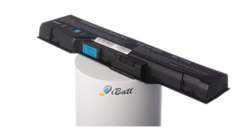 Аккумуляторная батарея 0XG496 для ноутбуков Dell. Артикул iB-A226H.Емкость (mAh): 7800. Напряжение (V): 11,1