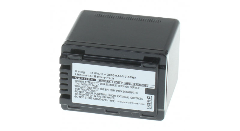 Аккумуляторные батареи для фотоаппаратов и видеокамер Panasonic HC-550EBЕмкость (mAh): 3000. Напряжение (V): 3,6