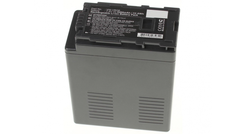 Аккумуляторные батареи для фотоаппаратов и видеокамер Panasonic AG-HMR10EЕмкость (mAh): 4400. Напряжение (V): 7,4