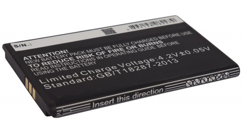 Аккумуляторная батарея iBatt iB-M1145 для телефонов, смартфонов ZTEЕмкость (mAh): 1200. Напряжение (V): 3,7