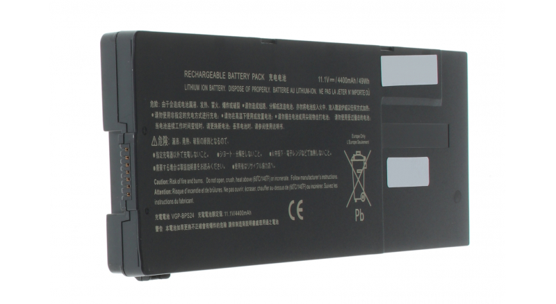 Аккумуляторная батарея для ноутбука Sony VAIO SVS1512V9ES. Артикул iB-A587.Емкость (mAh): 3600. Напряжение (V): 11,1