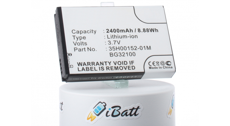 Аккумуляторная батарея iBatt iB-M337 для телефонов, смартфонов HTCЕмкость (mAh): 2400. Напряжение (V): 3,7