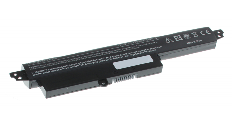 Аккумуляторная батарея для ноутбука Asus X200CA 90NB02X8M02440. Артикул 11-1898.Емкость (mAh): 2200. Напряжение (V): 11,25