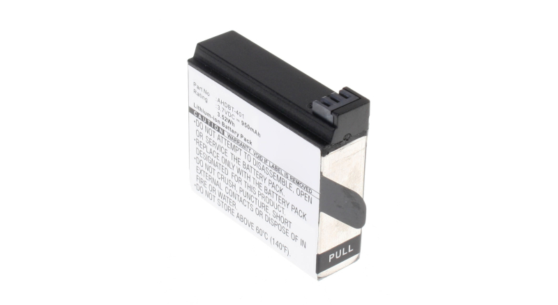 Аккумуляторные батареи для фотоаппаратов и видеокамер GoPro Hero 4 BlackЕмкость (mAh): 950. Напряжение (V): 3,7
