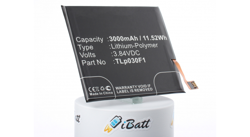 Аккумуляторная батарея iBatt iB-M1241 для телефонов, смартфонов BlackberryЕмкость (mAh): 3000. Напряжение (V): 3,84