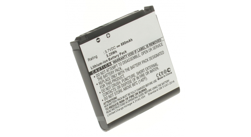 Аккумуляторная батарея для телефона, смартфона Samsung SGH-J630. Артикул iB-M270.Емкость (mAh): 880. Напряжение (V): 3,7