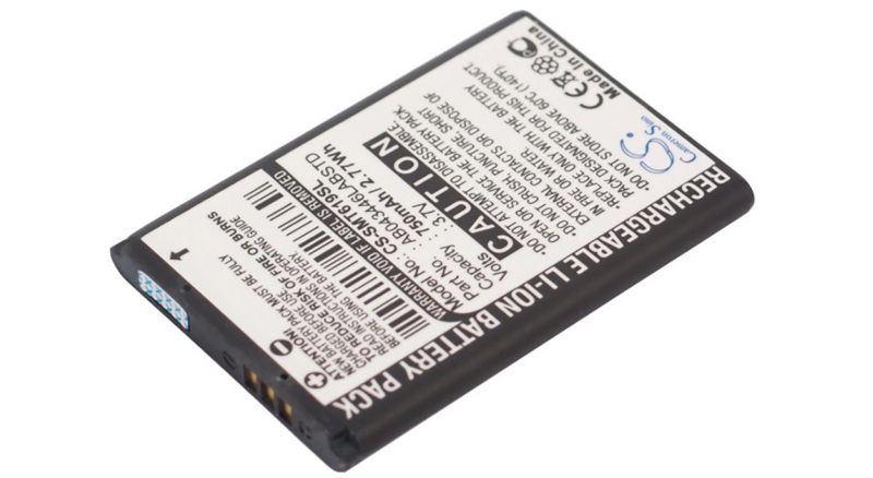 Аккумуляторная батарея для телефона, смартфона Samsung SCH-R300. Артикул iB-M2617.Емкость (mAh): 750. Напряжение (V): 3,7