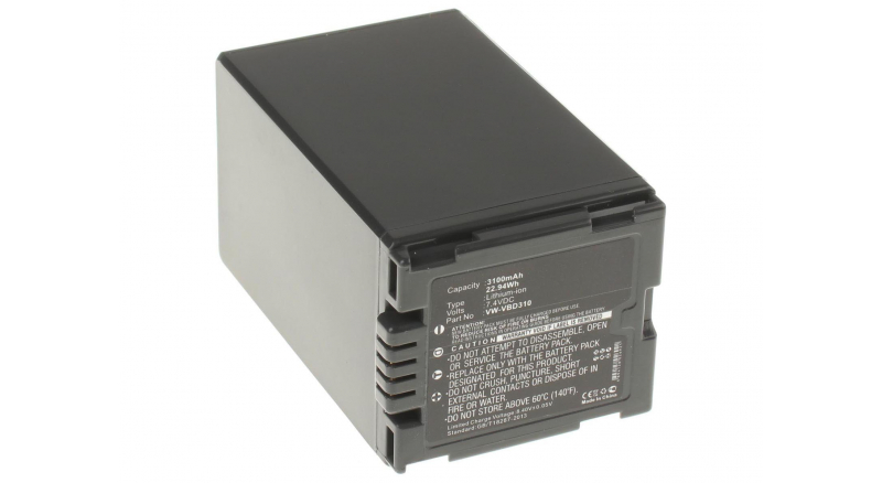 Аккумуляторная батарея CGA-DU14E/1B для фотоаппаратов и видеокамер Panasonic. Артикул iB-F361.Емкость (mAh): 3100. Напряжение (V): 7,4