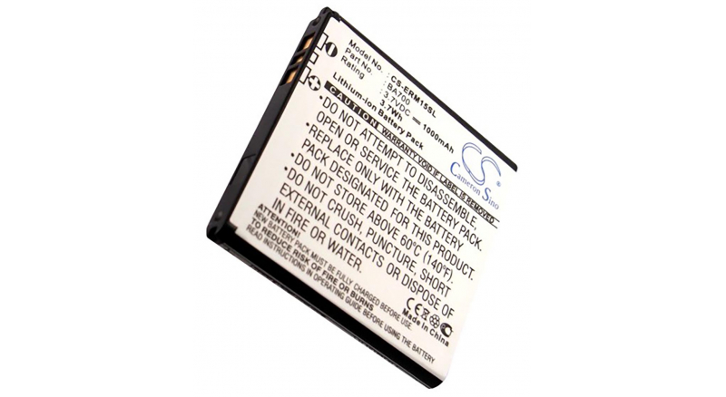 Аккумуляторная батарея для телефона, смартфона Sony Ericsson Xperia Tipo. Артикул iB-M1030.Емкость (mAh): 1000. Напряжение (V): 3,7