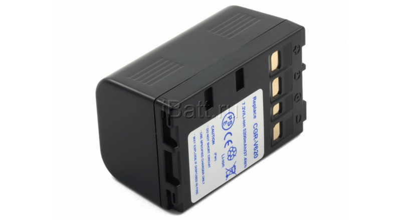 Аккумуляторные батареи для фотоаппаратов и видеокамер Panasonic NV-VX87Емкость (mAh): 5200. Напряжение (V): 7,4