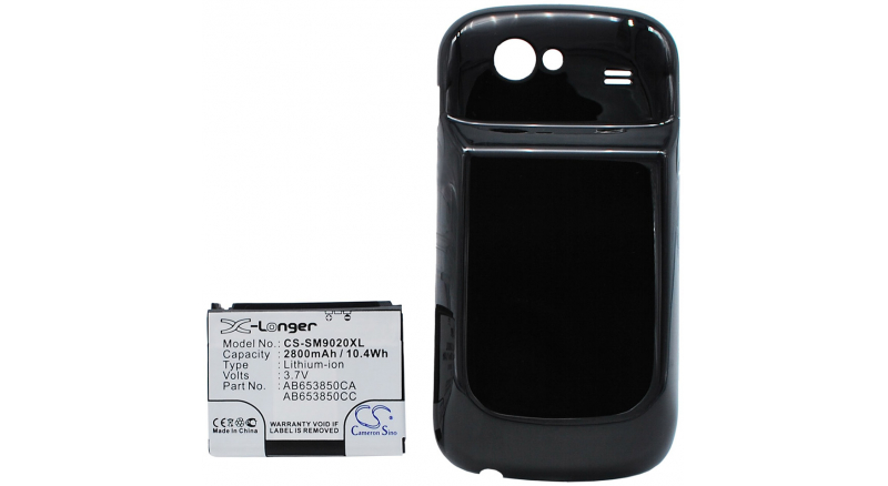 Аккумуляторная батарея AB653850CA для телефонов, смартфонов Samsung. Артикул iB-M261.Емкость (mAh): 2800. Напряжение (V): 3,7