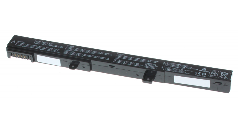 Аккумуляторная батарея для ноутбука Asus D550CA. Артикул iB-A915H.Емкость (mAh): 2600. Напряжение (V): 14,4