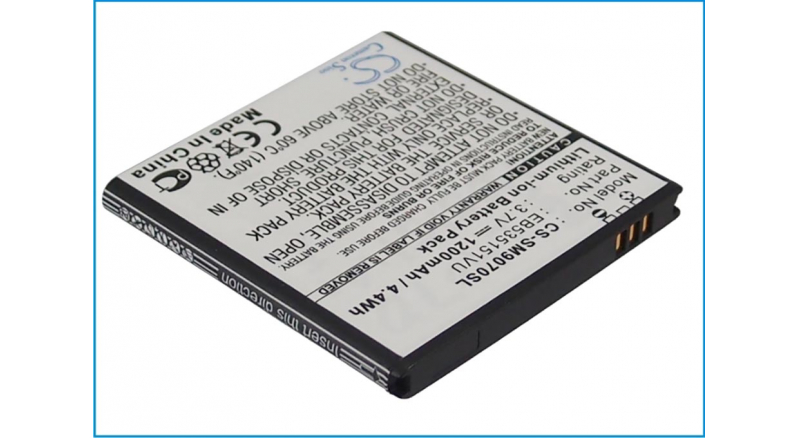 Аккумуляторная батарея iBatt iB-M1056 для телефонов, смартфонов SamsungЕмкость (mAh): 1200. Напряжение (V): 3,7