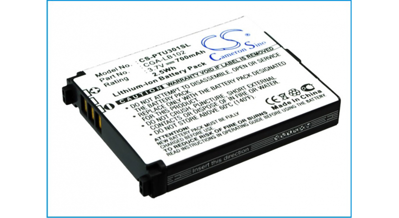 Аккумуляторная батарея для телефона, смартфона Panasonic KX-TU301 GME. Артикул iB-M2454.Емкость (mAh): 700. Напряжение (V): 3,7