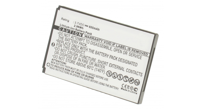Аккумуляторная батарея OT-BY40 для телефонов, смартфонов Alcatel. Артикул iB-M496.Емкость (mAh): 800. Напряжение (V): 3,7