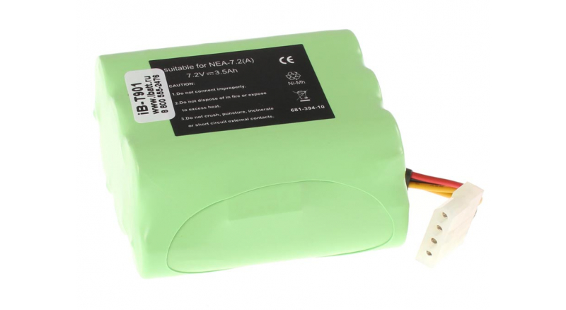 Аккумуляторная батарея iBatt iB-T901 для пылесосов NeatoЕмкость (mAh): 3500. Напряжение (V): 7,2