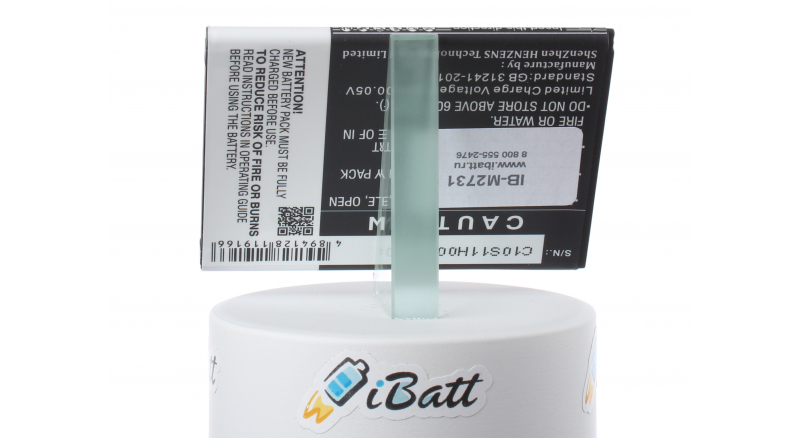 Аккумуляторная батарея iBatt iB-M2731 для телефонов, смартфонов SamsungЕмкость (mAh): 2000. Напряжение (V): 3,85