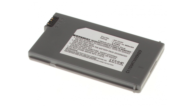Аккумуляторные батареи для фотоаппаратов и видеокамер Sony DCR-PC55RЕмкость (mAh): 680. Напряжение (V): 7,4