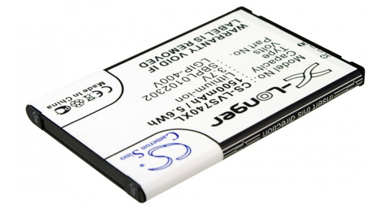 Аккумуляторная батарея для телефона, смартфона LG Vortex. Артикул iB-M2227.Емкость (mAh): 1500. Напряжение (V): 3,7