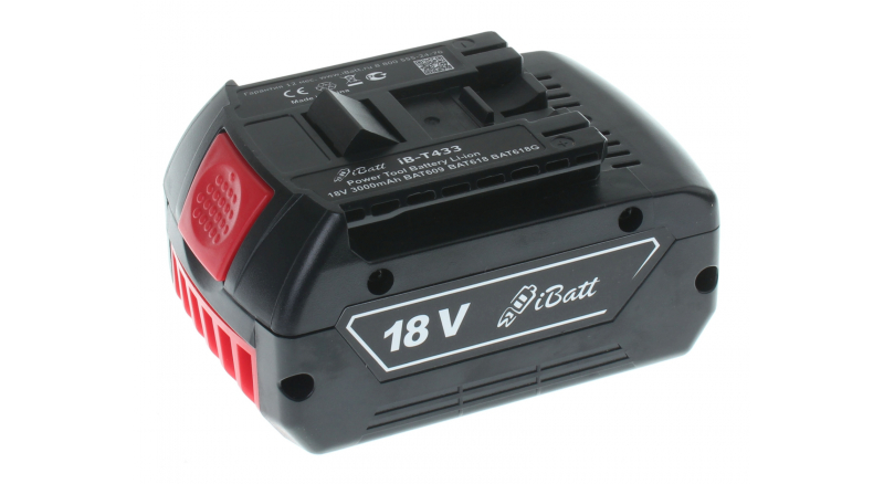Аккумуляторная батарея для электроинструмента Bosch GWS 18 V-LI. Артикул iB-T433.Емкость (mAh): 3000. Напряжение (V): 18