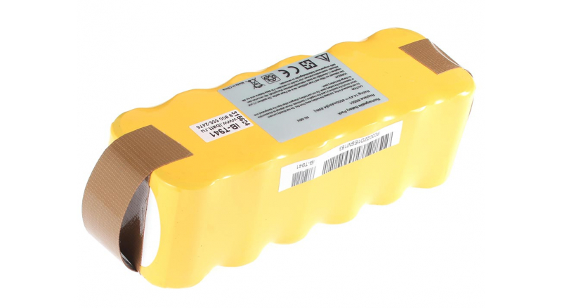 Аккумуляторная батарея для пылесоса iRobot Scooba 450. Артикул iB-T941.Емкость (mAh): 4500. Напряжение (V): 14,4