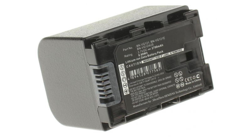 Аккумуляторные батареи для фотоаппаратов и видеокамер JVC GZ-MG750BUCЕмкость (mAh): 2700. Напряжение (V): 3,7
