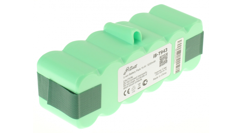 Аккумуляторная батарея для пылесоса iRobot Scooba 450. Артикул iB-T943.Емкость (mAh): 5200. Напряжение (V): 14,4
