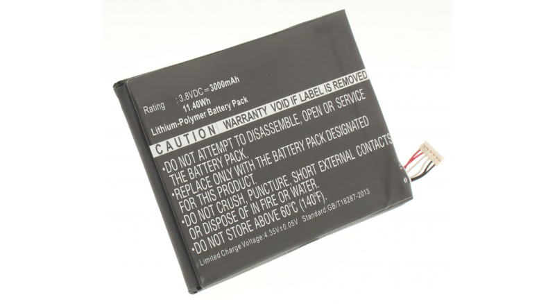 Аккумуляторная батарея BAT-M10(1ICP5/58/94) для телефонов, смартфонов Acer. Артикул iB-M911.Емкость (mAh): 3000. Напряжение (V): 3,8