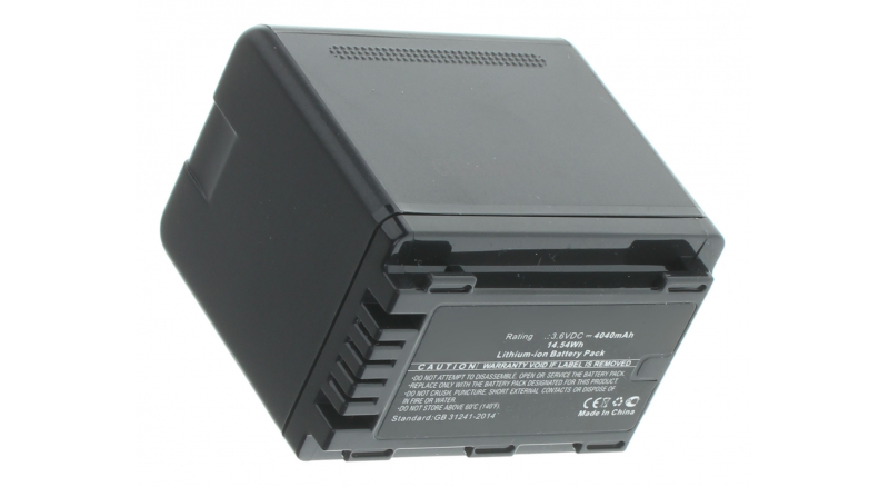Аккумуляторные батареи для фотоаппаратов и видеокамер Panasonic HC-V160Емкость (mAh): 4040. Напряжение (V): 3,6