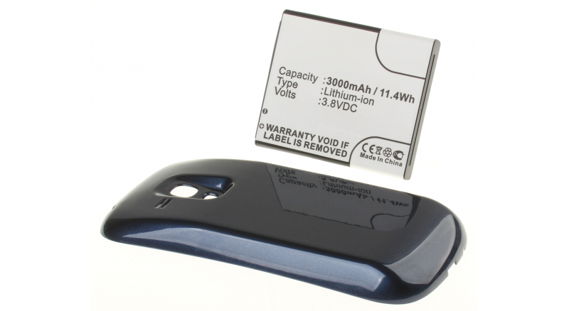 Аккумуляторная батарея iBatt iB-M433 для телефонов, смартфонов SamsungЕмкость (mAh): 3000. Напряжение (V): 3,8