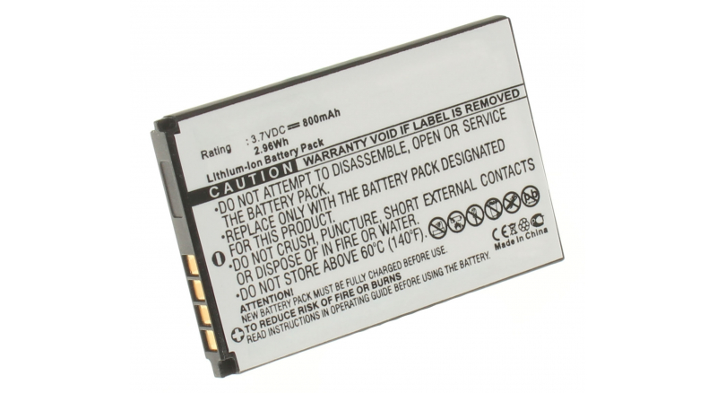 Аккумуляторная батарея для телефона, смартфона Alcatel OT-808A. Артикул iB-M496.Емкость (mAh): 800. Напряжение (V): 3,7