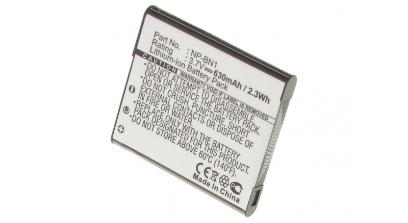 Аккумуляторные батареи для фотоаппаратов и видеокамер Sony Cyber-shot DSC-W560BЕмкость (mAh): 630. Напряжение (V): 3,7