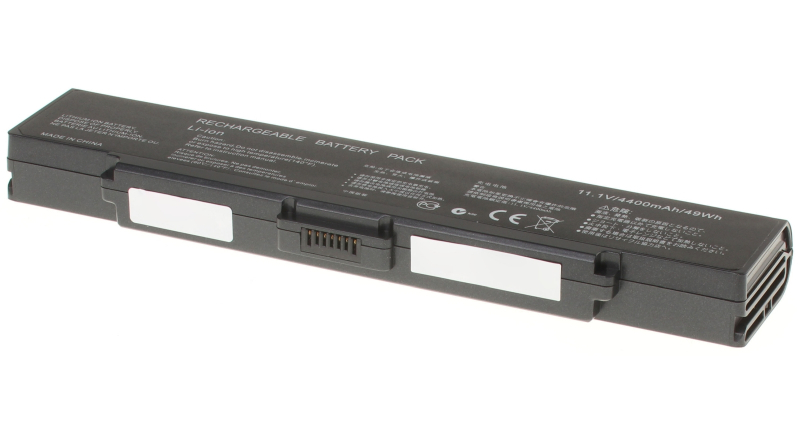 Аккумуляторная батарея для ноутбука Sony VAIO VGN-CR540E/R. Артикул 11-1581.Емкость (mAh): 4400. Напряжение (V): 11,1