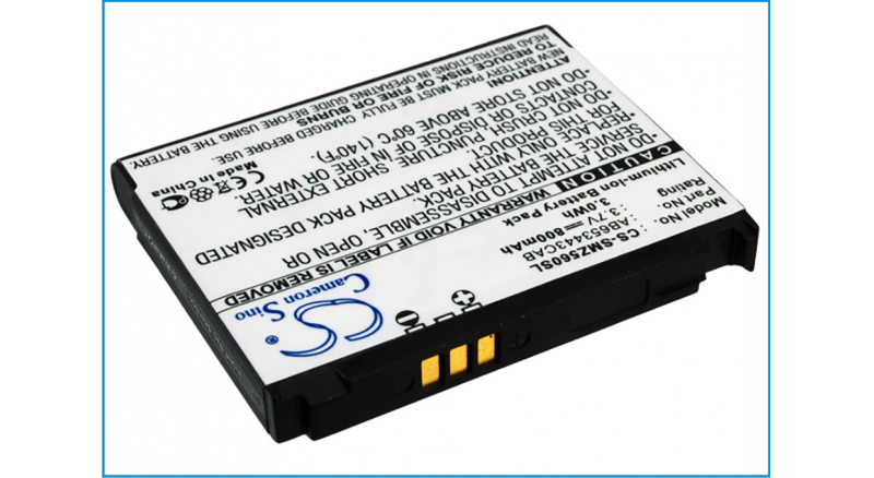 Аккумуляторная батарея AB603443AASTD для телефонов, смартфонов Samsung. Артикул iB-M2640.Емкость (mAh): 800. Напряжение (V): 3,7