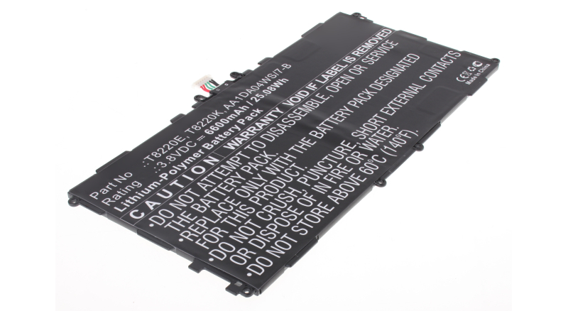 Аккумуляторная батарея P11G2J-01-S01 для ноутбуков Samsung. Артикул iB-A853.Емкость (mAh): 6600. Напряжение (V): 3,8