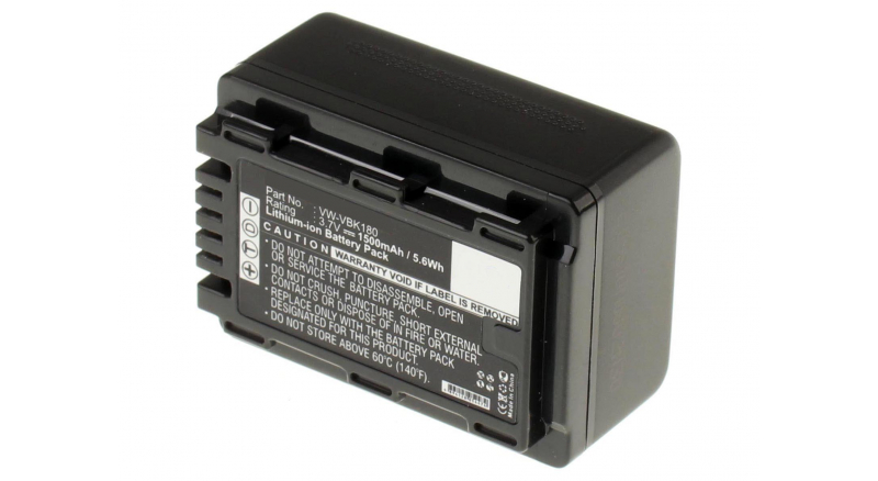 Аккумуляторные батареи для фотоаппаратов и видеокамер Panasonic HC-V10GKЕмкость (mAh): 1500. Напряжение (V): 3,7