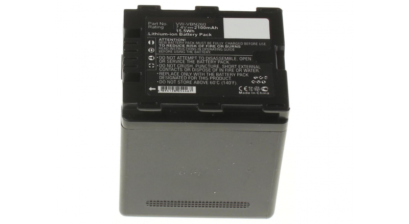 Аккумуляторная батарея VW-VBN130 для фотоаппаратов и видеокамер Panasonic. Артикул iB-F229.Емкость (mAh): 2100. Напряжение (V): 7,4