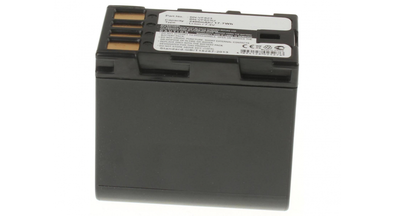 Аккумуляторные батареи для фотоаппаратов и видеокамер JVC GZ-MG177EЕмкость (mAh): 2400. Напряжение (V): 7,4
