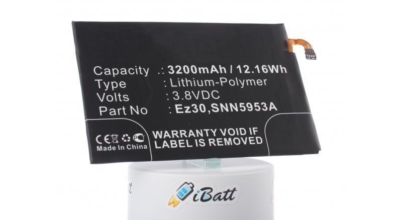 Аккумуляторная батарея iBatt iB-M885 для телефонов, смартфонов GoogleЕмкость (mAh): 3200. Напряжение (V): 3,8
