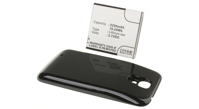 Аккумуляторная батарея для телефона, смартфона Samsung Galaxy S4. Артикул iB-M532.Емкость (mAh): 5200. Напряжение (V): 3,7